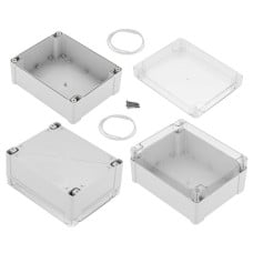 Plastic box Kradex black ZP240.190.105Jp TM ABS-PC