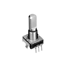 Incremental encoder with button THT 5 mA
