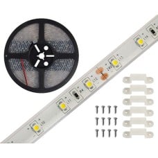 LED strip, natural white 4000K, 9.6W/m, 3528 IP68 24V 1m