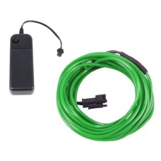 Luminous wire, El Wire, green, 3m + inverter