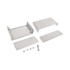 Plastic box Kradex Z15J PS light gray 250x148x90mm