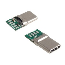 plug  USB  3.1  type  C,  blue  solder  type