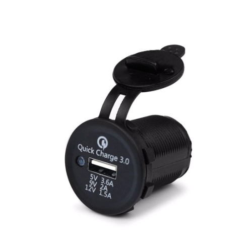 Single Car chargers 3.0A, red Single Car chargers 3.0A, red