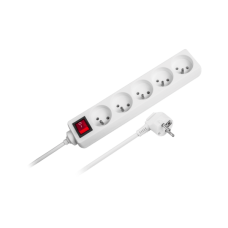 Rebal mains extension Rebel 5 sockets with switch 5m - 1.5mm