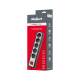 Rebel mains extension 5 sockets with switch 1.5m - 1.5mm