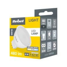 Rebel LED lamp 6W MR16 4000K 12V
