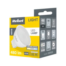 Rebel LED lamp 6W MR16 4000K 12V