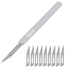 Set - Surgical blade - 10 pcs - scalpel type 11 - scalpel handle