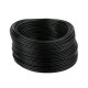 Tinned copper silicone wire 20AWG - 100 cores - 0.5mm2 - black - flexible