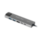 Šakotuvas HUB USB C HDMI 2x USB3.0 2x USB C RJ45