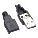USB plug with cover - type A - cable-mounted - male USB plug with cover - type A - cable-mounted - male