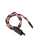 Servo extension cord (JR) 15 cm, 3x0.33 - stranded - with lock - AMASS