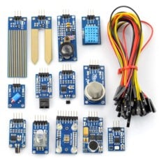 Set of 13 modules with cables for Arduino Waveshare 9467