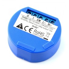 Shelly 1 WiFi 1 kanalo valdomas relinis jungiklis 110–230VAC 12-60VDC