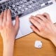 Shelly BLU Button 1 Bluetooth valdomas veiksmo ir scenų aktyvavimo mygtukas - baltas