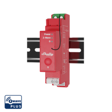 Shelly Qubino Wave Pro 1 Professional 1-channel DIN rail smart switch with power metering.