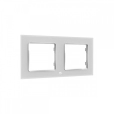 Shelly Wall Frame 2 for Wall Switch - white