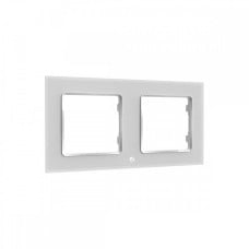 Shelly Wall Frame 2 for Wall Switch - white