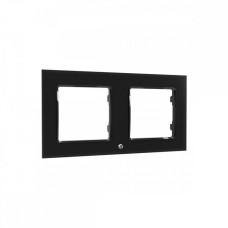 Shelly Wall Frame 2 for Wall Switch - black