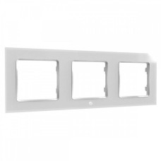 Shelly Wall Frame 3 for Wall Switch - white