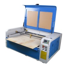 SL1060 100W DSP Laser Engraving Cutting Machine with back doors