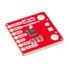 SparkFun I2S Audio Breakout MAX98357A digital to analog converter .5V – 5.5V 2.4mA 3.2 W I2S