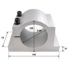 Spindle Engine holder fi 80mm