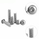 Mushroom head screw for Allen - M5 x 12mm - 10 pcs