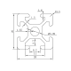 Aliuminio profilis T6 2020 T6 995mm