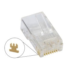 Telephone plug 8P 8C RJ45