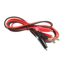 Test leads for the 75cm meter - 35mm crocodile clips - 4mm banana plug