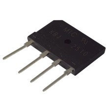 Tilto lygintuvas 25A 1000V - plokščias - KBJ2510