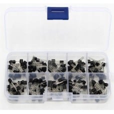 A set of bipolar transistors - NPN - PNP - 200pcs.