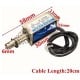 Traukimo solenoidas 12V 5N 0.5kg - 1A - traukimo stūmimo linijinis solenoidas