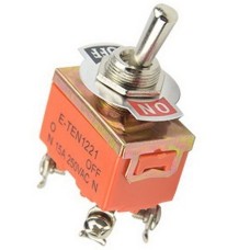 Toggle switch - E-TEN1221 - 15A - 250V - 2 positions - 4 pins