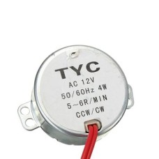 Synchronous motor TYC-50 - 12VAC - 5/6RPM 50/60Hz - for DIY projects