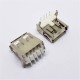USB 2.0AF female socket 90° 14.0mm - 10 pcs -THT