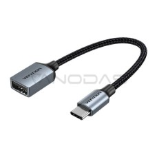 Vention USB-C to USB-A OTG Cable Adapter, 0.15m - Gray