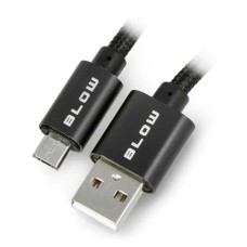 USB-MicroUSB cable - fabric braided - 1.5m