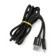 USB-MicroUSB laidas - audinys pintas - 1.5m