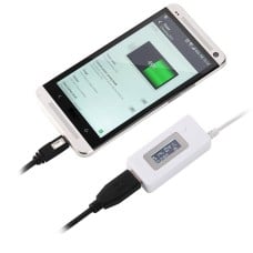 USB Volt/ampermeter 3-7V White