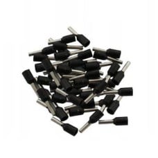 Cable lug with insulation 1.5mm2 100 pcs - black