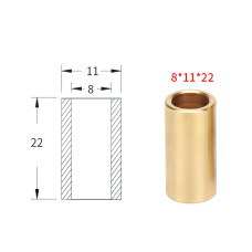 Copper slide bearing 8*11*22mm