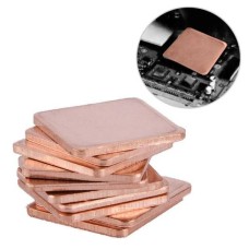 Copper thermal pad for the processor - 15x15x1mm - cooling heatsink