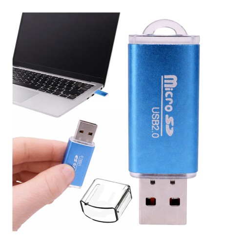 USB2.0 į Micro SD adapteris - MicroSD TF atminties kortelių skaitytuvas - spalvų derinimas USB2.0 į Micro SD adapteris - MicroSD TF atminties kortelių skaitytuvas - spalvų derinimas