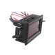 Voltmeter and ammeter 0-100V - 1A - 0.28" Red/Blue - in case