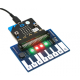 Waveshare Mini Piano Module for Micro:bit Touch Keys to Play Music 3.3V LED