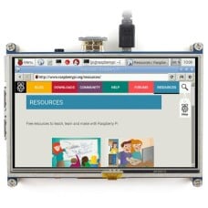 Waveshare Varžinis Lietimui Jautrus Ekranas Raspberry Pi 3/2/B+ mikrokompiuteriui - LCD TFT 5