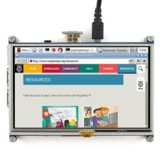 Waveshare Varžinis Lietimui Jautrus ekranas  Raspberry Pi 3/2/B+ Mikrokompiuteriui -  LCD TFT 5