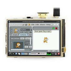 Waveshare Varžinis lietimui jautrus ekranas Raspberry Pi mikrokompiuteriui - LCD IPS 3.5